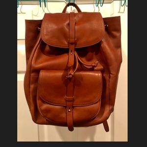 NWT Madewell Transport Leather Rucksack